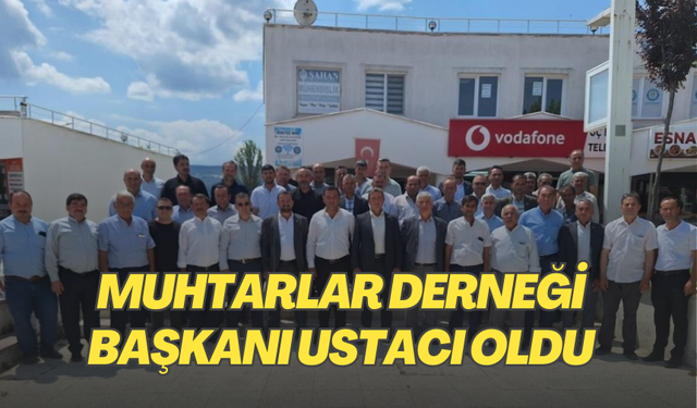 Selendi'de Muhtarlar Derneği Başkanı Ustacı oldu