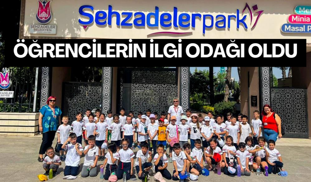 Şehzadelerpark öğrencilerin ilgi odağı oldu