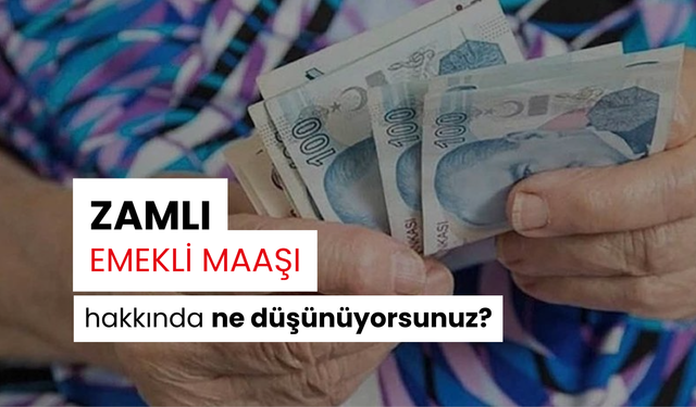 12.500 lira olarak açıklanan en düşük emekli maaşını nasıl buldunuz?