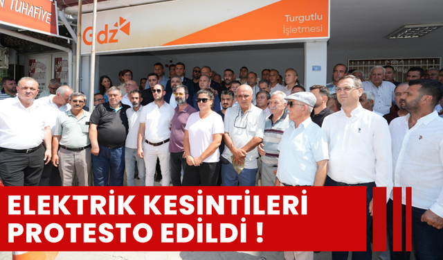 Günlerdir çile çekiyorlar ! Manisa’nın  o ilçesinde halk kesintileri protesto etti | Zeyrek ve Akın’da protestoya destek verdi