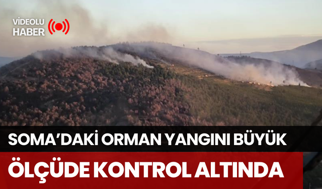 Soma'da orman yangını kontrol altında