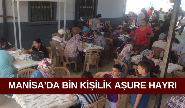 Manisa’da bin kişilik aşure hayrı