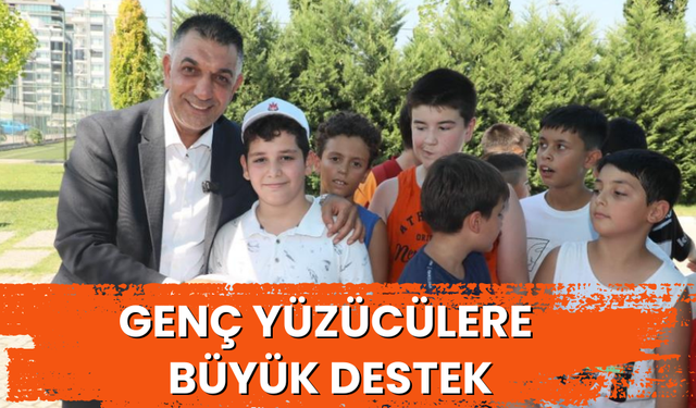 Şehzadeler Belediyesinden genç yüzücülere büyük destek