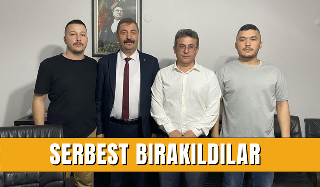 Başkan Dönmez’in ardından şoförü ve koruması da serbest bırakıldı