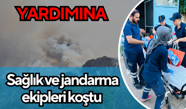 Salihli’de yatalak hastanın imdadına, sağlık ve jandarma ekipleri yetişti