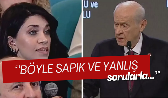 Basın toplantısında Bahçeli'yi kızdıran soru: Böyle sapık ve yanlış sorular sormayın