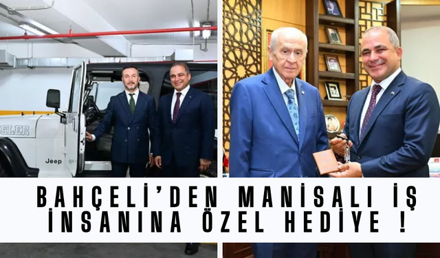 Bahçeli, 1978 model 'çok özel' cipini Uçak'a hediye etti