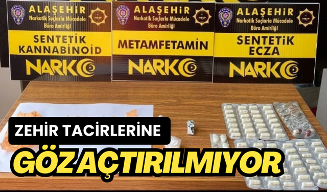 Polis uyuşturucu tacirlerine göz açtırmıyor