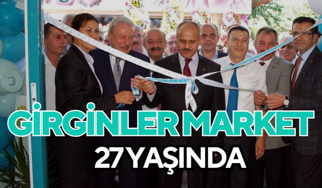 Salihli'de 'Girginler Market' 27 yaşında