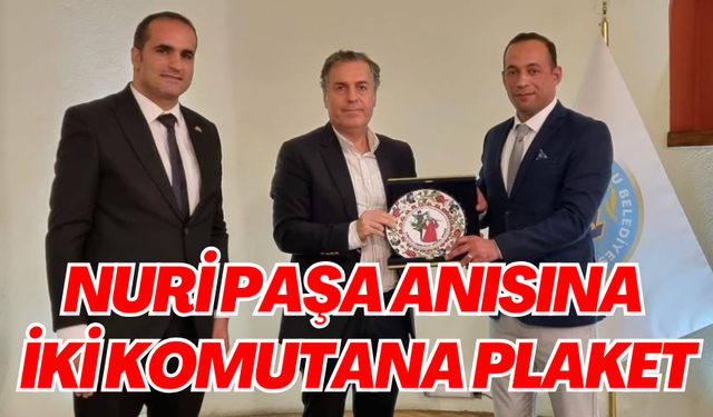 Nuri Paşa anısına Turgutlu'da iki komutana plaket