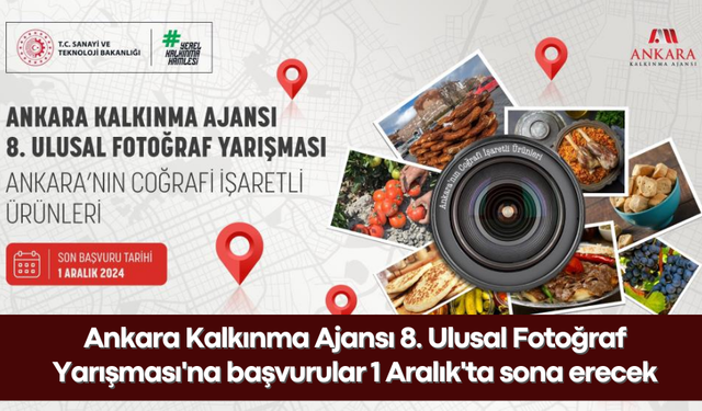 Ankara Kalkınma Ajansı 8. Ulusal Fotoğraf Yarışması'na başvurular 1 Aralık'ta sona erecek