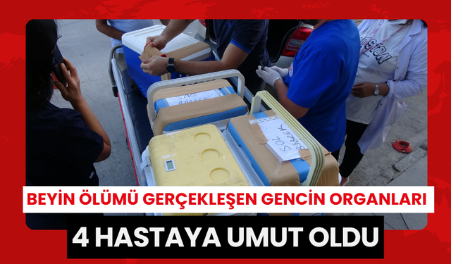 Beyin ölümü gerçekleşen gencin organları 4 hastaya umut oldu