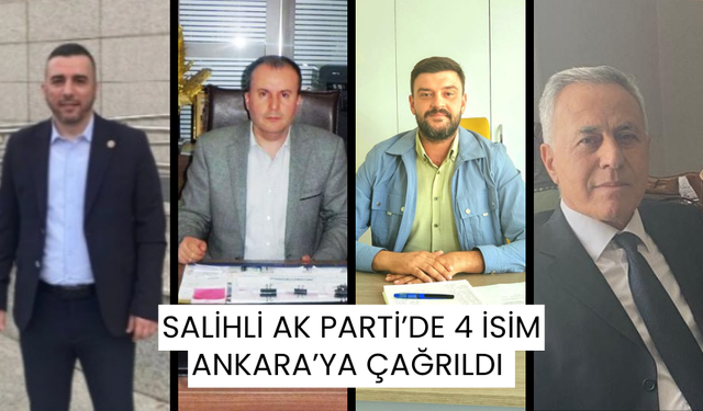 Son dakika… Salihli Ak Parti’de beklenen oldu | Temayülden ilk sıralarda çıkan isimler Ankara’ya davet edildi ! Başlan kim olacak ?