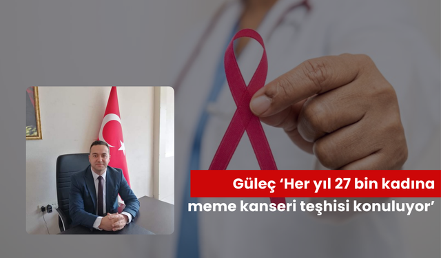 Güleç ‘Her yıl 27 bin kadına meme kanseri teşhisi konuluyor’