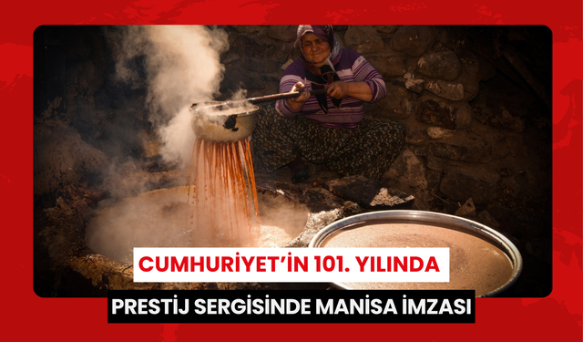 Manisalı fotoğrafçı İsmail Aybey’in 'Pekmez' fotoğrafı Cumhuriyet Sergisi'nde