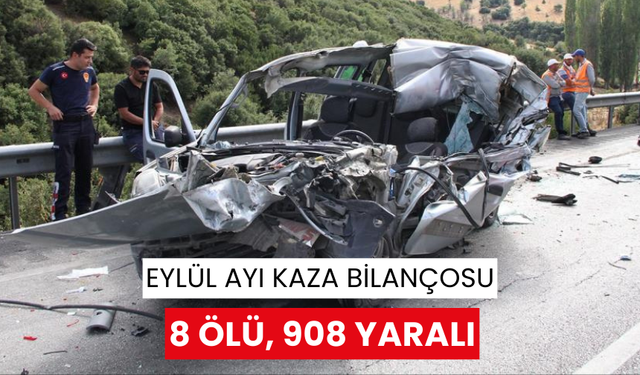 Manisa’da yollar kan gölü… 1044 kaza, 8 ölü, 908 yaralı!