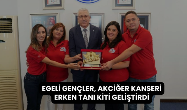 Egeli gençler, akciğer kanseri erken tanı kiti geliştirdi