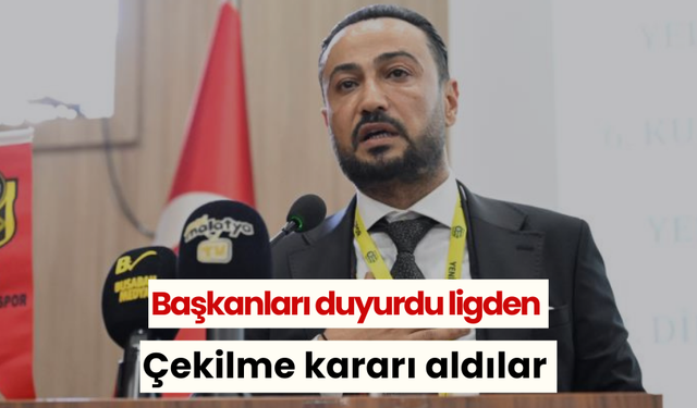 Başkanları duyurdu ligden çekilme kararı aldı