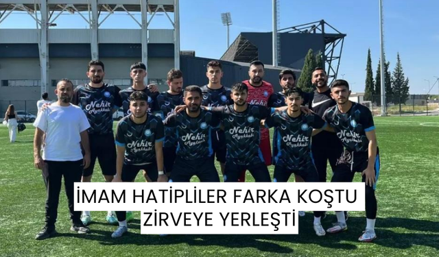 İmam Hatipliler farka koştu zirveye yerleşti