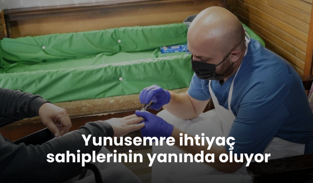 Yunusemre ihtiyaç sahiplerinin yanında oluyor