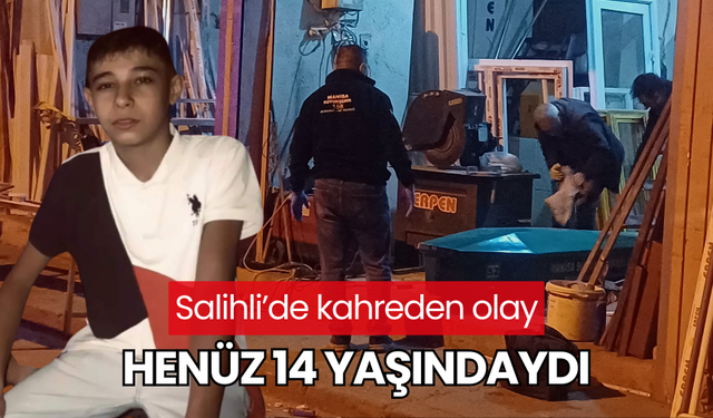 Salihli’de 14 yaşındaki çocuk başından vuruldu