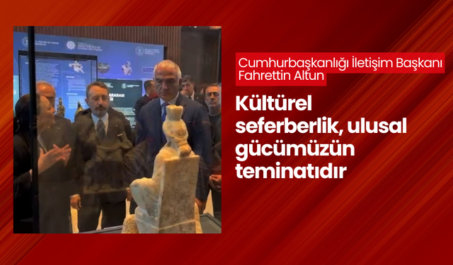 Altun'dan dikkat çeken çağrı: 'Kültürel seferberlik' başlatılmalı