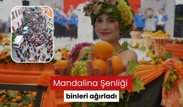 Mandalina Şenliği binleri ağırladı