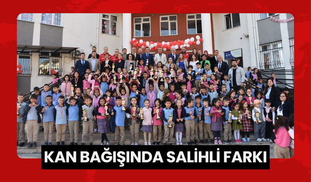 Kan bağışında Salihli farkı… 1 günde 543 ünite kan bağışı yapıldı