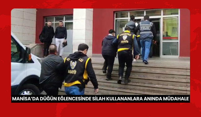 Silahla gösteri sosyal medyaya takıldı: Manisa’da şüpheliler tutuklandı