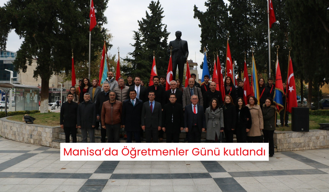 Manisa’da Öğretmenler Günü kutlandı