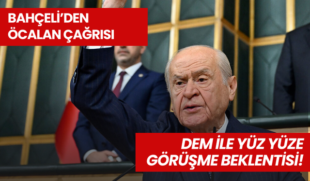 Bahçeli Öcalan konusundaki tutumunu yineledi... Görüşme zamanı geldi!