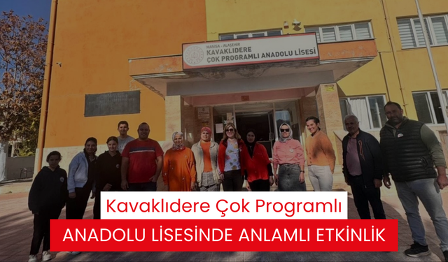 Kavaklıdere Çok Programlı Anadolu Lisesinde Anlamlı etkinlik