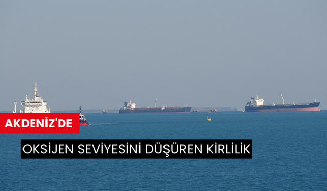 Akdeniz'de oksijen seviyesini düşüren kirlilik