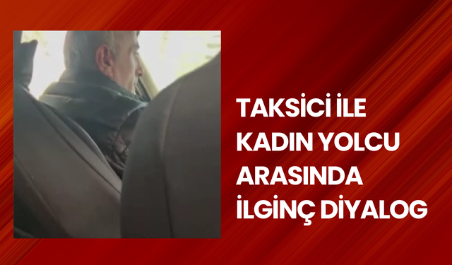 Taksici ile yolcu arasında gergin anlar: Taksici trafiği bahane edip yolcusunu geri bıraktı