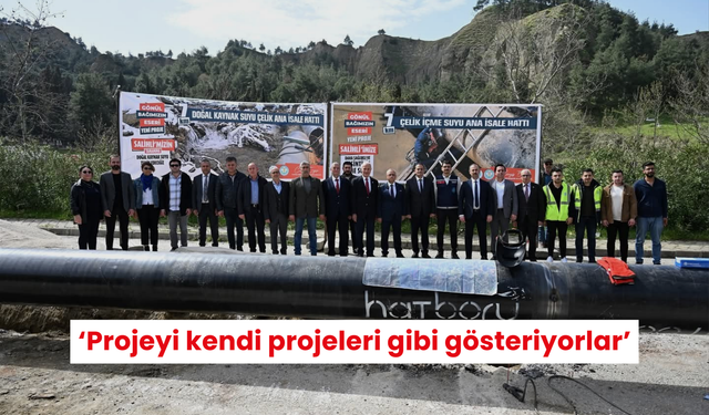 Salihli MHP’den içme suyu projesi açıklaması… ‘Projeyi kendi projeleri gibi gösteriyorlar’