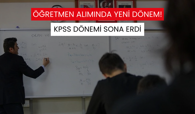 Öğretmen alımında yeni dönem! KPSS dönemi sona erdi... Artık Akademi Giriş Sınavı (AGS) ile alım yapılacak