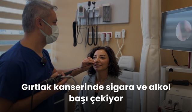 Doç. Dr. Gökgöz; Gırtlak kanserinde sigara ve alkol başı çekiyor