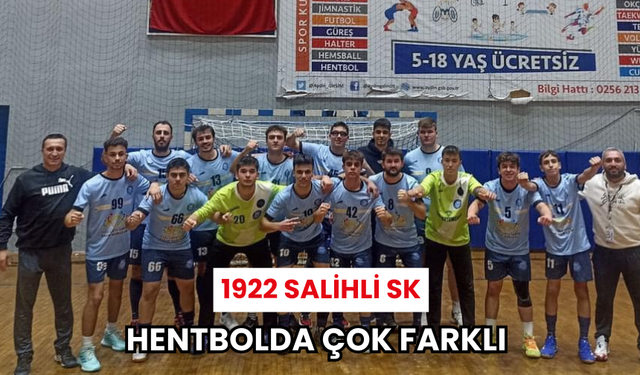 Hentbolda 1922 Salihli SK, 2024’ü lider kapattı