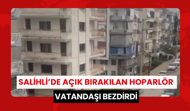 Salihli’de  açık bırakılan hoparlör vatandaşı bezdirdi