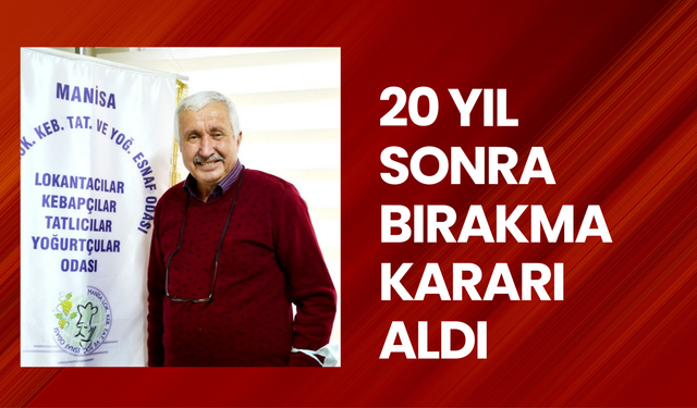 20 yıldır başkandı… ‘Artık görevi devretmenin zamanı geldi’