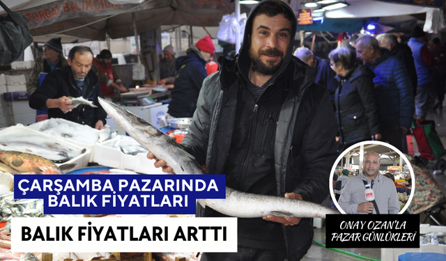 Pazarda Balık Fiyatları 15 Ocak Çarşamba |Balıkta fiyatları arttı