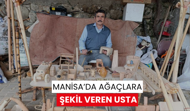 Manisa’da ağaçlara şekil veren usta