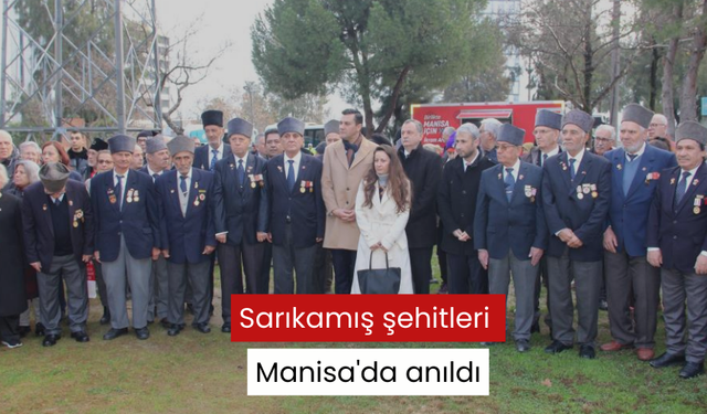 Manisa'da Sarıkamış şehitleri anıldı