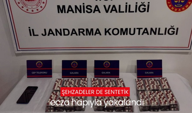 Şehzadeler de sentetik ecza hapıyla yakalandı