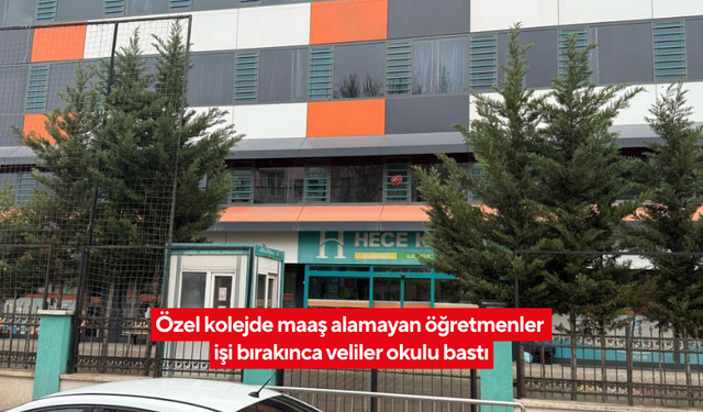 Öğretmenler maaşlarını alamayınca derse girmedi, velilerden sert tepki