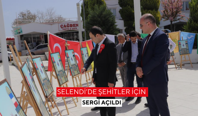 Manisa’da şehitler için sergi açıldı
