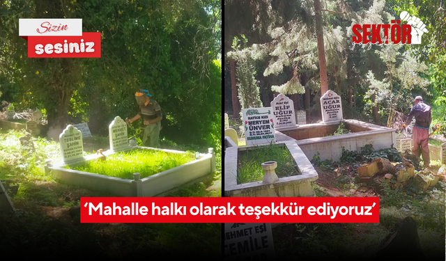 ‘Mahalle halkı olarak teşekkür ediyoruz’