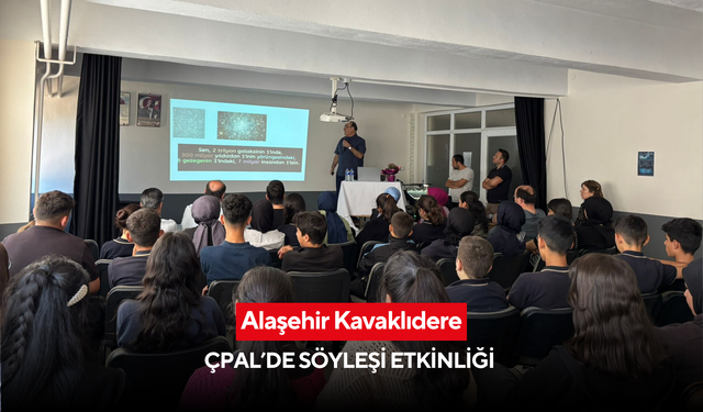 Alaşehir Kavaklıdere ÇPAL’de söyleşi etkinliği