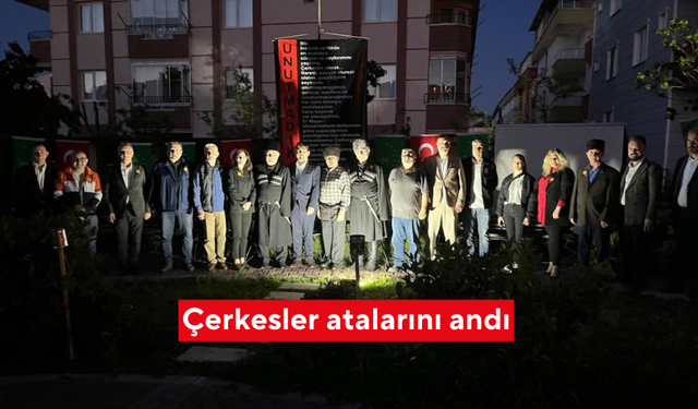 Çerkesler atalarını andı