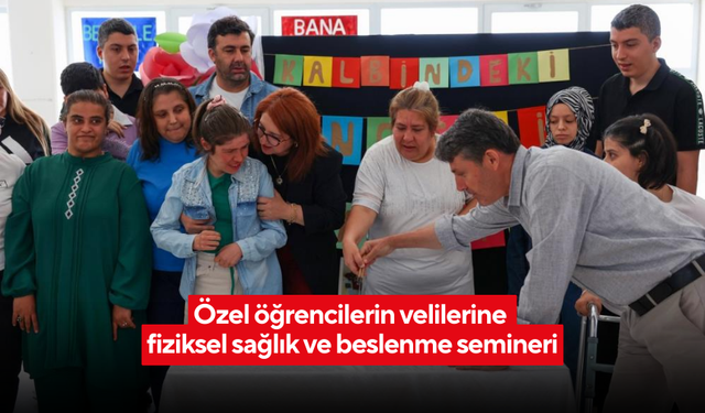 Velilere Fiziksel Sağlık ve Beslenme Semineri Verildi